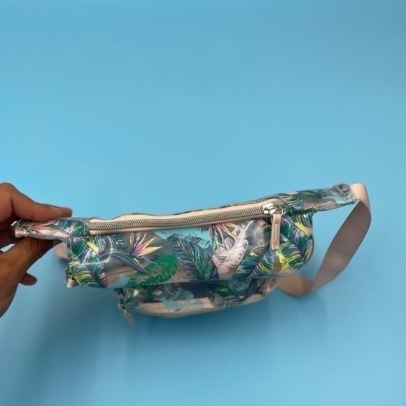 Floral Partially Translucent Fanny Pack - Picture 3 of 3